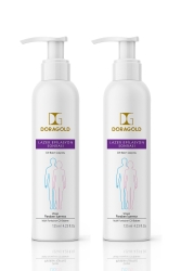 Lazer Epilasyon Ve Ağda Sonrası Cilt Bakım Losyonu Nemlendirici Krem 125 ml 2 'li Set DG-L342 - Doragold