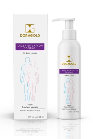 Lazer Epilasyon Ve Ağda Sonrası Cilt Bakım Losyonu Nemlendirici Krem 125 ml DG-L341 - Doragold