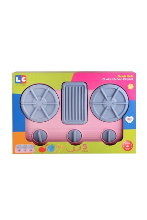 Lc Toy Light Pink Kitchen Set with Stove LC-30924-AP - let's be child