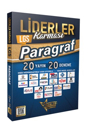 Leaders Mix 20 LGS Paragraph Essay Sets from 20 Different Publishing Houses - Liderler Karmasi