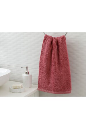 Leafy Bamboo Face Towel 50x90 Cm Dried Rose 10024375 - English Home