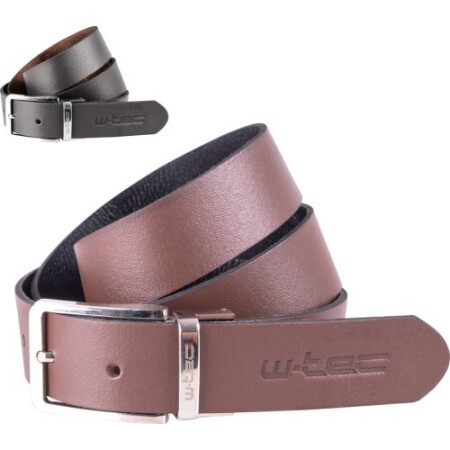 Leather belt W-TEC Machoo - Brown-black - W-TEC