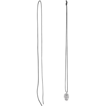 Leather necklace W-Tec Mearyll 2mm Black - W-TEC