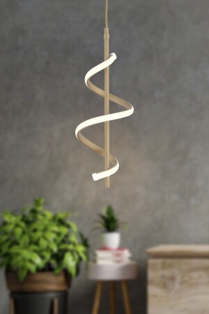 Leatrice Single Antique 3 Color 20 Watt LED Modern Living Room, Hallway, Hall Led Chandelier 3980-1P-FR - Apliqa