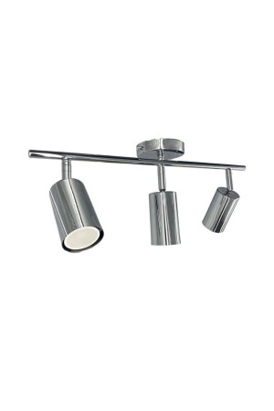 LED 1 Spot, LED Chandelier Chrome Body 3xgu10 Lampholder 5w 2700k 360 Degree Moving Head Spot RIO0001794 - RİOLİGHT