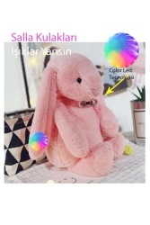 Led Işıklı, Uyku Arkadaşı Uzun Kulak Bunny Peluş Tavşan 65cm ledbunny - Sole