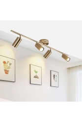 Led Spot,led Avize Eskitme Gövde 4xgu10 Duylu 5w 2700k 360 Derece Hareketli Başlık Spot RIO0001806 - RİOLİGHT