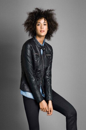 Lederjacke Onlbandit Kunstleder Biker 15081400-blk - Only