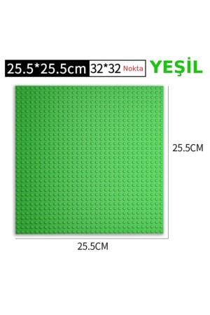 Lego Compatible Flexible Floor Green 32x32 25. 5cm - Kuzutoys