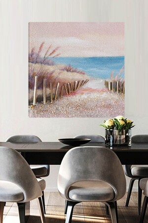 Leinwanddruck „Strandstraße“, 90 x 90 cm, PLJYLU018 - ColorVision