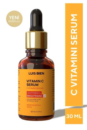 Leke Karşıtı Cilt Aydınlatıcı C Vitamini Serum 30 ml ( %20 C vitamini - %2 Ferulic Acid ) 8681967480900 - Luis Bien