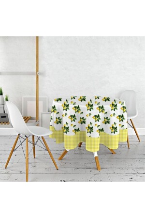 Lemon Printed Carefree Fabric Tablecloth Dsnlms - WENESSİ