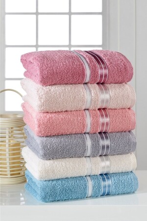 Lena Set of 6 50×85 Cm Hand & Face Towels 100 Cotton TYC00659970027 - Göksal Suvari