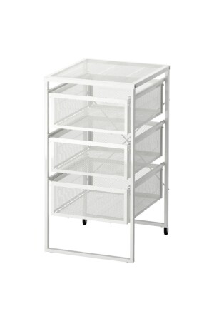 Lennart White Caisson 3 Drawers Cabinet with Wheels Shelf Unit Document File Storage Cabinet 30326177 - IKEA