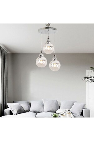 Leon 3-Plus Round Pendant Lamp Sports-Living Room Chandelier - Apliqa