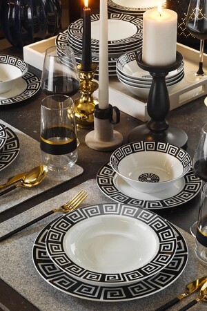 Leonberg 12213 24 Piece Dinner Set for 6 People LB24Y242012213 - Kütahya Porselen