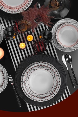 Leonberg 24 Piece Dinner Set for 6 People 11307 LB24Y242011307 - Kütahya Porselen