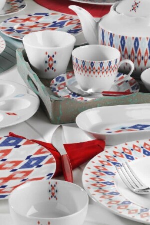 Leonberg 41 Piece Breakfast Set 10505 LB41KH42010505 - Kütahya Porselen