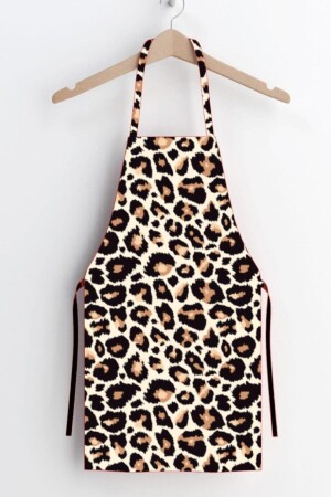 Leopard Pattern Stain-Proof Kitchen Apron - Ayshome