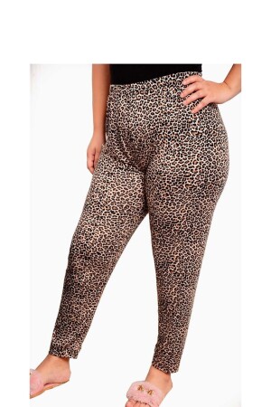 Leopard Patterned Tights - Atilla İç Giyim