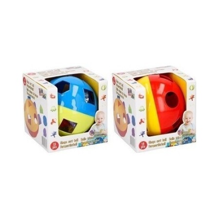 Let's Play Figurenball, 13 Teile, 2 Asse - Blau - Lets Play