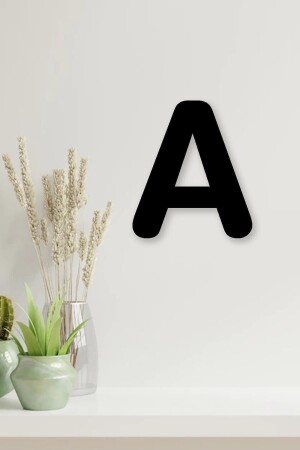 Letter A - Completed Graffiti - Laser Cut Wooden Letter for Writing Names - Gibella