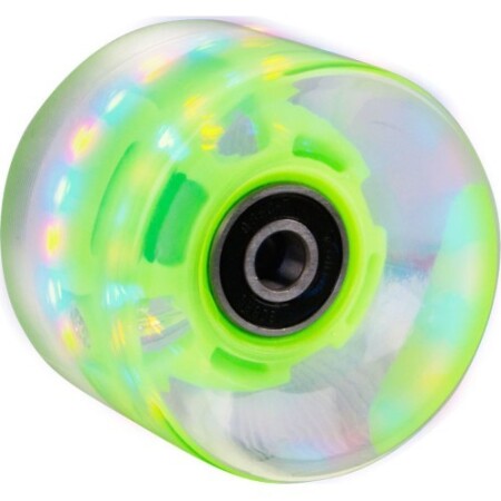 Leuchtendes Penny-Board-Rad 60 x 45 mm mit ABEC-7-Kugellagern – Grün - Worker