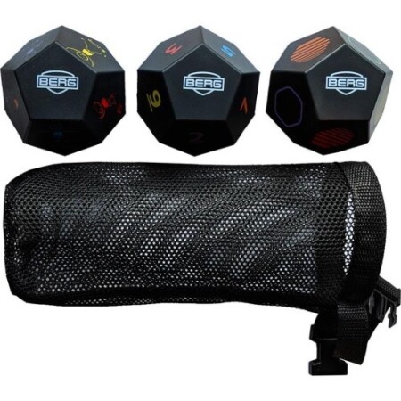 Levels - 3 Foam Balls + Storage Bag - BERG