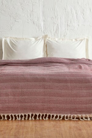 Levi Burgundy Double Pike - Karaca Home