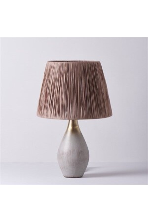 Levina Ceramic 33x33x51 Cm Lampshade - Linens