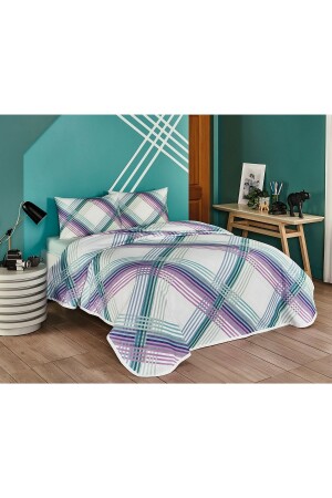 Lewis Mint Double Duvet Set 60249680 - Taç