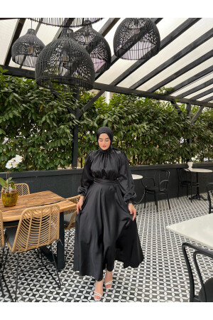 Lia Evening Dress Black - Kadner