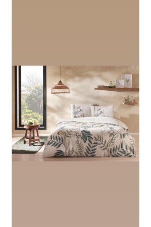 Liana Beige Double Duvet Cover Set 8682475104043 - Taç