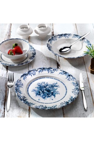 Liana Tafelservice 24-teilig Marineblau 1S4206-01001-LAC01 - Schafer
