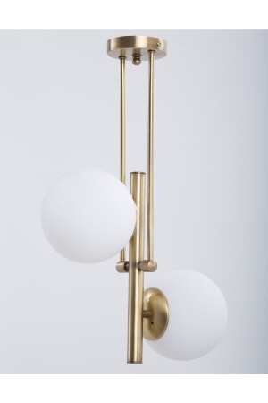 Libra Tumbled Finish White Glass Chandelier 81220222 - MishiM