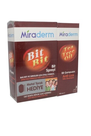 Lice Shampoo Spray Set Kzmprt - Miraderm