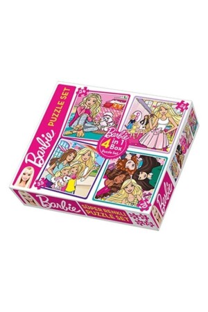 Licensed 4 In 1 Box Puzzle 24 54 35 70 Pieces - Barbie