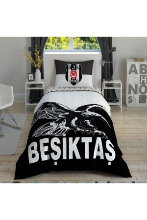 Licensed Beşiktaş Kartal Pamuk Single Complete Set ST25173 - Taç