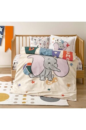 Licensed Dumbo Cute Baby Duvet Cover Set 1000044771 - Taç