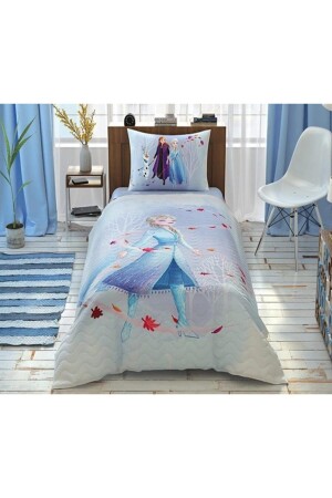 Licensed Quilted Duvet Cover Set Frozen 2 Breeze 3478-16 - Taç