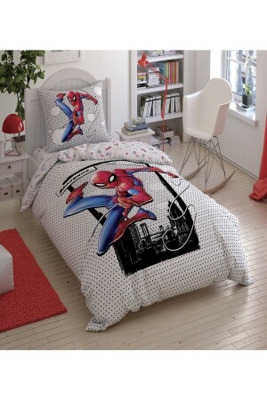 Licensed Single Duvet Cover Set Spiderman Cloudy BC104341 - Taç