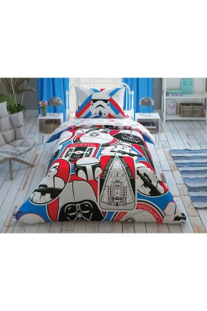 Licensed Single Duvet Cover Set Star Wars Galactic Mission Elastic 160 Cm X 220 Cm 8682475048705 - Taç