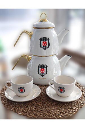 Licensed Tea Enjoyment! . Quality Teapot and Set of 2 Tea Cups ST-BJK-10 - Beşiktaş