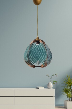 Lierre Handmade Pendant Lamp Chandelier Blue SH198 - hmydesign