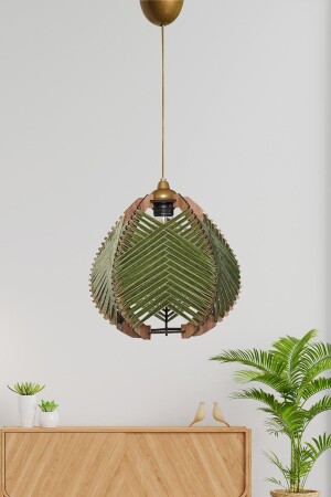 Lierre Handmade Pendant Lamp Chandelier Green SH198 - hmydesign