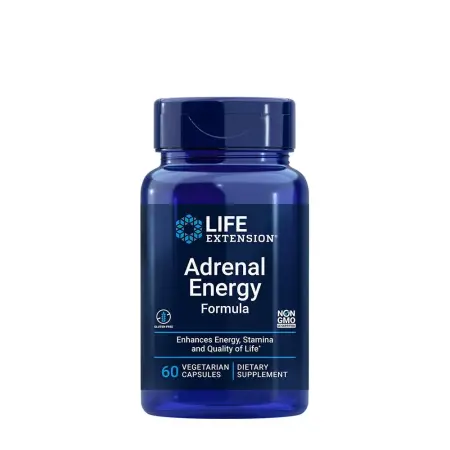 Life Extension Adrenal Energy Formula (60 Veg Capsules) - Life Extension