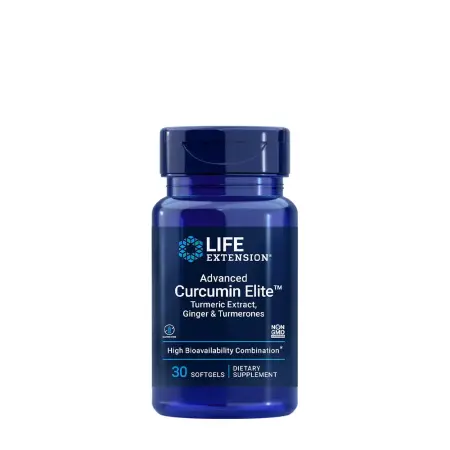 Life Extension Advanced Curcumin Elite Turmeric Extract, Ginger & Turmerones (30 Softgels) - Life Extension