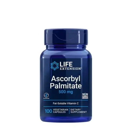 Life Extension Ascorbyl Palmitate 500 mg (100 Veg Capsules) - Life Extension