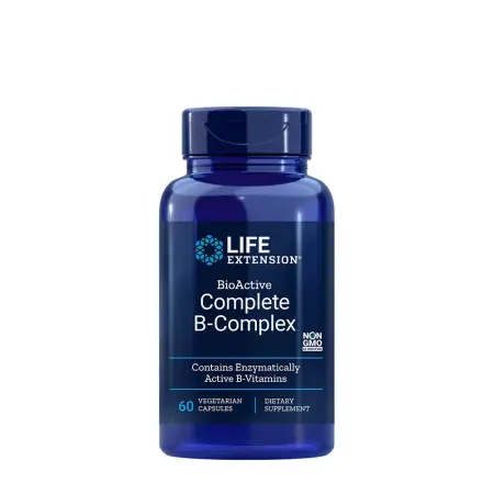 Life Extension BioActive Complete B-Complex (60 Veg Capsules) - Life Extension
