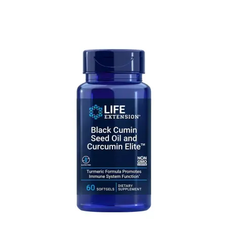 Life Extension Black Cumin Seed Oil and Curcumin Elite™ (60 Softgels) - Life Extension